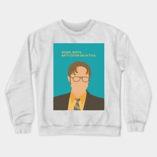 Bears Beets Battlestar Galactica Crewneck Sweatshirt